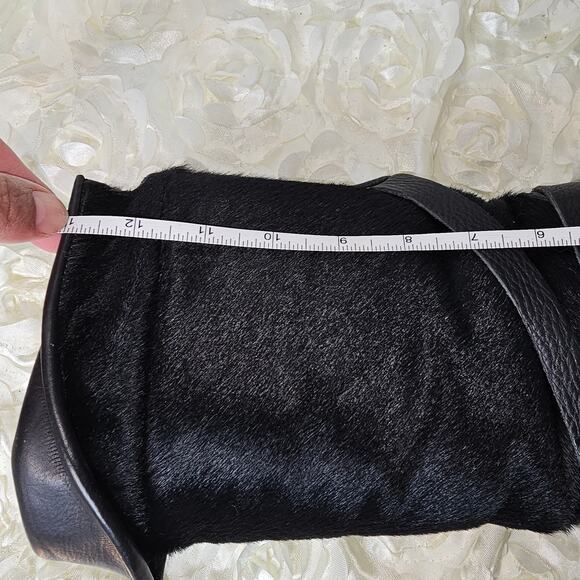 Oscar Sport Black Calf/Pony Hair Winter Snow Boot, Size 37 =6 - Picture 11 of 11